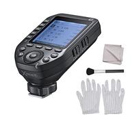 Godox XPROII-F Wireless Flash Trigger 2.4G Transmitter TTL Autoflash 1/8000s HSS Large LCD Screen Replacement for Fujifilm Cameras + Cleaning Kit with Anti-static Gloves