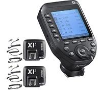 GODOX XProII-N TTL Wireless Remote Trigger 1/8000s High Speed Sync X System HSS with 2x GODOX X1R-N Receiver Wireless Flash Receiver Compatible With Nikon cameras Bluetooth Large LCD Screen