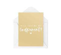 Godparent Cards - Will You Be My God Parent - God Parent Proposal - Non Binary Godparent Card - Be My Godparent - Christening Card - CBH1433