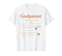 Godparent Mentor Professional Spoiler Definition Love Value Graphic T-Shirt, Men, White, L