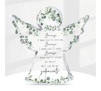 Godparents Gifts for Baptism, Godparents Proposal Gift from Godchild, Mother of Bride Gift, God Parents Presents, Catholic Decor- Will You Be My Godparents -Thank You Gift Acrylic Decor(Angel)
