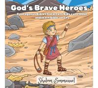 God's Brave Heroes: Courageous Bible characters Kids can colour and learn bible verses