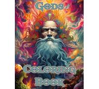 Gods Coloring Book: Gods Coloring Book, 25 Pages For Coloring, Fun For All Ages, Perfect Gift