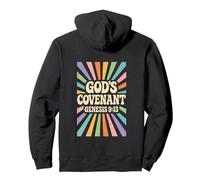 God's Covenant Genesis 9:13 - Rainbow - Holy Christian Faith Pullover Hoodie