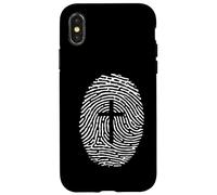 God's Creation Fingerprint, Identity in Christ Thumbprint Case for iPhone X/XS