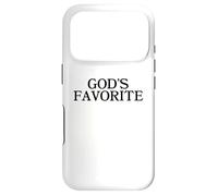 GOD'S FAVORITE - Religion Love Church Christ Worship Slogan Case for iPhone 17 Pro