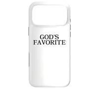 GOD'S FAVORITE - Religion Love Church Christ Worship Slogan Case for iPhone 17 Pro Max