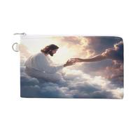 God's Gifts Coin Purse Small Wallets with Zippered Key Ring Cute Wallet