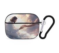 God's Gifts Compatible with Airpods Pro Case Cover Hard Cases with Durable Hanging Buckle Charging Visible LED