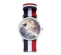 God's Gifts Funny Wrist Watches for Men Women Casual Braided Strap Easy Reader for Work Workout