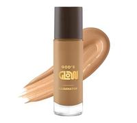 God's Glow Illuminator Highlighter (30ml) | 07 Eclairs | With Hyaluronic Acid, Green Tea & Rosemary Extract | Sheer Coverage | Lightweight Formula | Natural Radiant Finish