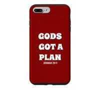Gods Got A Plan Bible Verse Jeremiah 29:11 Case for iPhone 7 Plus/8 Plus