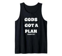 Gods Got A Plan Bible Verse Jeremiah 29:11 Tank Top