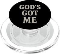God's Got Me Christian Inspirational Faith Motivational PopSockets PopGrip for MagSafe