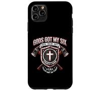 Gods Got My Six Firefighter Faith Valor Duty Shield Case for iPhone 11 Pro Max