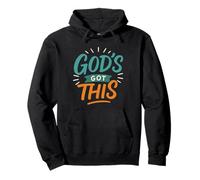 God's Got This - Vintage Quote Christian Faith Pullover Hoodie