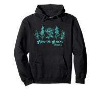 Gods Grace Be Strong and Courageous Pullover Hoodie