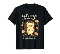 God's Grace is Enough - Christian Humor Hedgehog T-Shirt