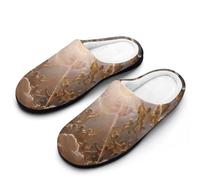 Gods Greek Mythology Slippers Women Winter Warm Cotton Hotel Slippers Anti-Slip Indoor Slip-Ons House Shoes 11-12（42-43）