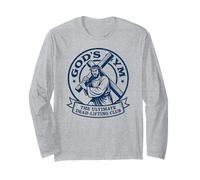 Gods Gym Ultimate Dead-Lifting Club, Easter Jesus Fitness Long Sleeve T-Shirt
