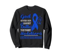 GOD'S HARDEST SOLDIERS- HUNTINGTON'S DISEASE AWARENESS Sweatshirt