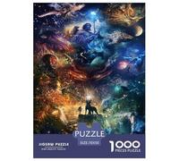 Gods Jigsaw Puzzle 1000 Pieces Universe for Adults Fun Education Game Toy Intellectual Game Decoration Stress Relief Relaxation And Intelligence 70x50cm/1000pcs