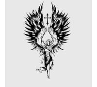 God'S Judgment Herbal Semi-Permanent Waterproof Long-Lasting Juice Tattoo Sticker High-Grade
