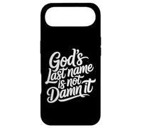 God's Last Name Is Not Damn It Church Sarcasm Jokes Case for iPhone Air