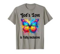 God's Love is Fully Inclusive LGBT Butterfly Gay Pride LGBTQ T-Shirt