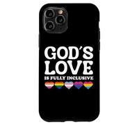 God's Love Is Fully Inclusive LGBTQIA+ Gay Pride Christian Case for iPhone 11 Pro