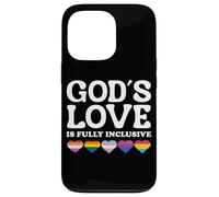 God's Love Is Fully Inclusive LGBTQIA+ Gay Pride Christian Case for iPhone 13 Pro
