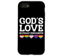 God's Love Is Fully Inclusive LGBTQIA+ Gay Pride Christian Case for iPhone SE (2020) / 7 / 8