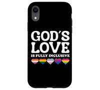 God's Love Is Fully Inclusive LGBTQIA+ Gay Pride Christian Case for iPhone XR