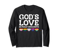 God's Love Is Fully Inclusive LGBTQIA+ Gay Pride Christian Long Sleeve T-Shirt