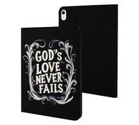 God's Love Never Fails Case Compatible with iPad 10th 9th / 8th / 7th Generation (2021/2020/2019)