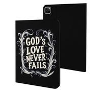 God's Love Never Fails Case Compatible with iPad 10th 9th / 8th / 7th Generation (2021/2020/2019)