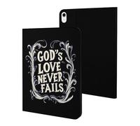 God's Love Never Fails Case Compatible with iPad 10th 9th / 8th / 7th Generation (2021/2020/2019)