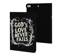 God's Love Never Fails Case Compatible with iPad 10th 9th / 8th / 7th Generation (2021/2020/2019)