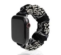 God's Love Never Fails Universal Scrunchie Watch Band Compatible with IWatch Series 11 10 9 8 7 Strap