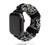 God's Love Never Fails Universal Scrunchie Watch Band Compatible with IWatch Series 11 10 9 8 7 Strap