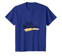 Gods Masterpiece Child of God Inspirational Faith Quote T-Shirt, Kids, Royal Blue, 4 Years