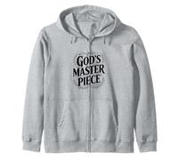 God's Masterpiece Inspired Christian Faith Zip Hoodie