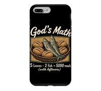 God's Math 5 Loaves 2 Fish 5000 Meals Christian Jesus Bible Case for iPhone 7 Plus/8 Plus