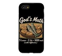 God's Math 5 Loaves 2 Fish 5000 Meals Christian Jesus Bible Case for iPhone SE (2020) / 7/8