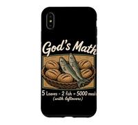 God's Math 5 Loaves 2 Fish 5000 Meals Christian Jesus Bible Case for iPhone XS Max