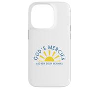 God's Mercies Are New Every Morning Inspirational Encourage Case for iPhone 14 Pro