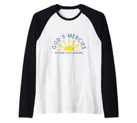 God's Mercies are New Every Morning Inspirational Encourage Raglan Baseball Tee
