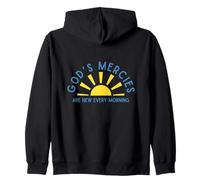 God's Mercies Are New Every Morning Inspirational Encourage Zip Hoodie