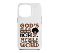 God's mercy grace give me hope for Christian black women Case for iPhone 13 Pro