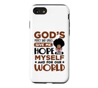 God's mercy grace give me hope for Christian black women Case for iPhone SE (2020) / 7/8
